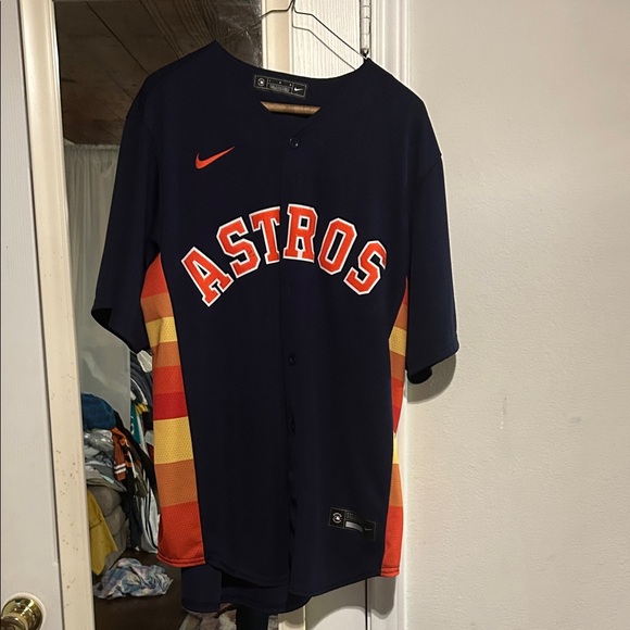Nike Astros Navy Jersey - Picture 1 of 2